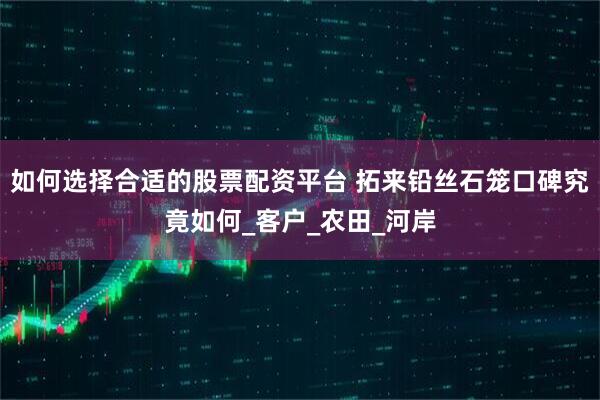 如何选择合适的股票配资平台 拓来铅丝石笼口碑究竟如何_客户_农田_河岸