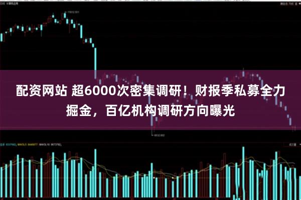 配资网站 超6000次密集调研！财报季私募全力掘金，百亿机构调研方向曝光